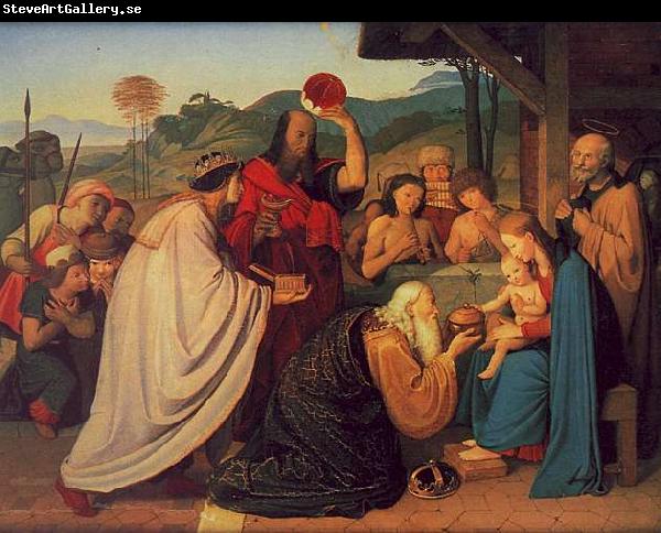 Friedrich Johann Overbeck The Adoration of the Magi 2